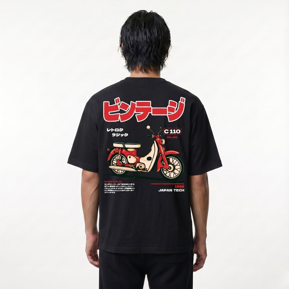 スーパーカブ - ビッグサイズ日本製Tシャツ