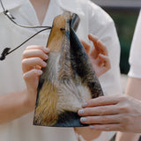 HERRIE KINCHAKU POUCH - PM / TOLQ FUR