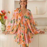 ピンク・ナイラ・ドレス