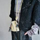 HERRIE KINCHAKU POUCH - XXS / SHIRO