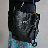 MARY PAPER BUCKET BAG - S / PTERA