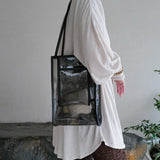 MICHELLE OUTPOCKET ONEMILE TOTE / RL.PVC