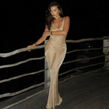 Rhea ™ 美しい透け感のあるドレス
