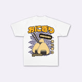 おにぎり - ビッグサイズの日本製Tシャツ