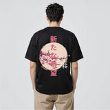 桜 - オーバーサイズ日本風Tシャツ