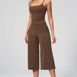ネクサス - レディースのストラップトップとワイドレッグショートパンツのセット