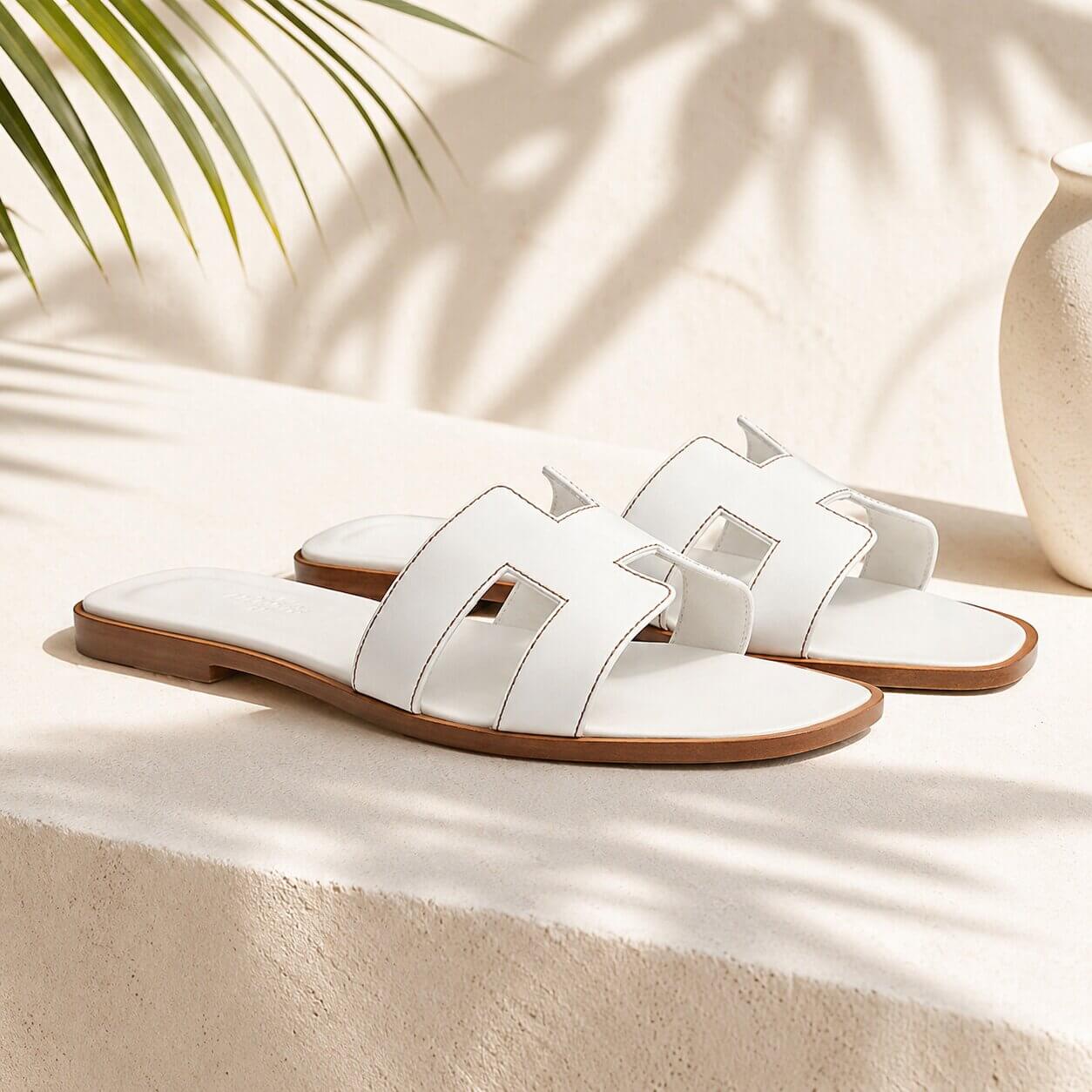 女性用サンダル | レザー、夏用 | 快適