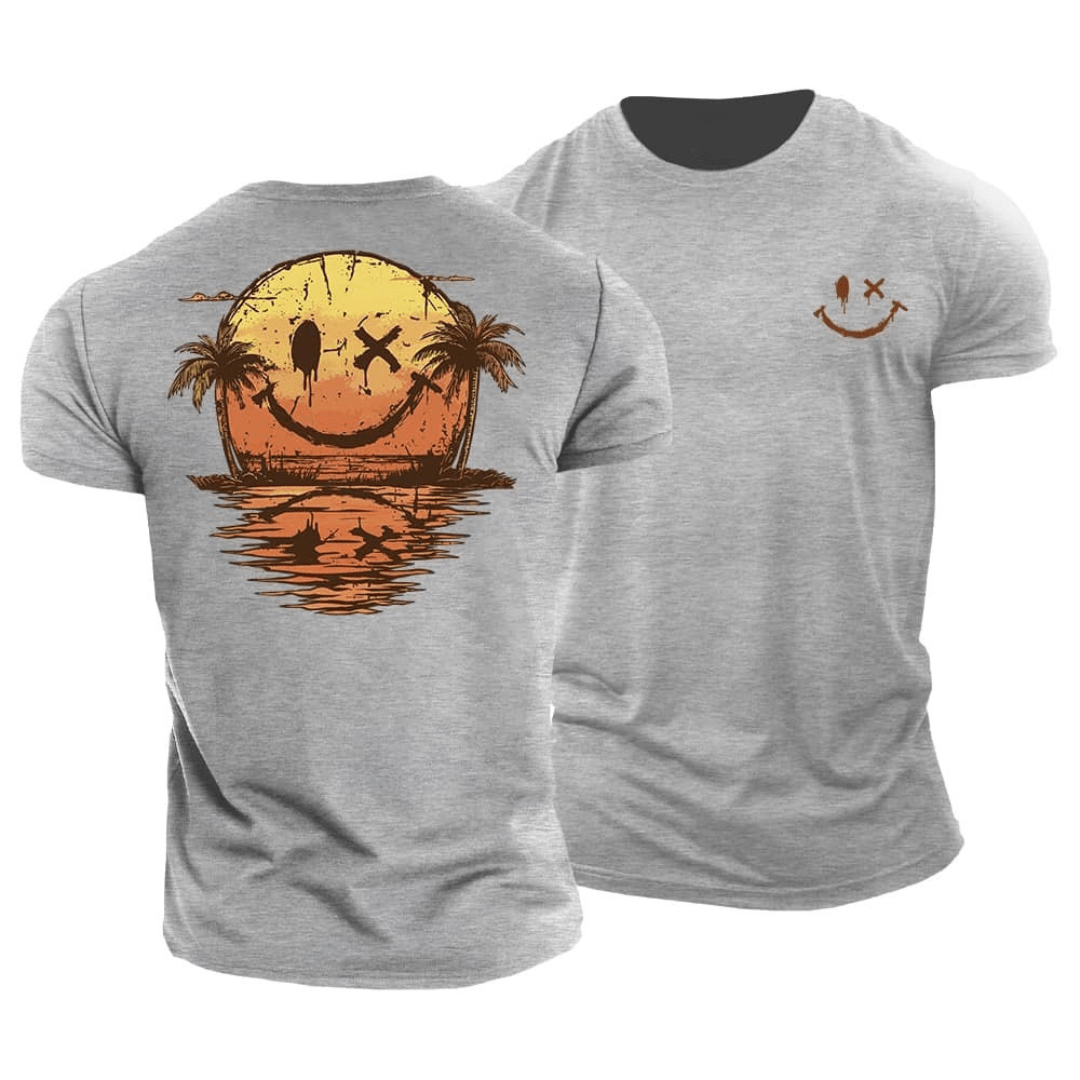 スマイリーと海の夏用Tシャツ